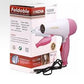 Nova Hair Dryer NV 1290 | Quick Dry Foldable Hair Dryer | Fast Heat Compact Travel Dryer
