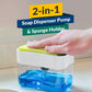 2-in-1 Kitchen Soap Dispenser With Sponge | Soap Pump Holder | Kitchen Dishwashing Soap Holder | Soap Pump Dispenser