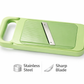 5-in-1 Multi Grater & Mandoline Slicer with Storage Box – Stainless Steel Blades Vegetable & Fruit Cutter