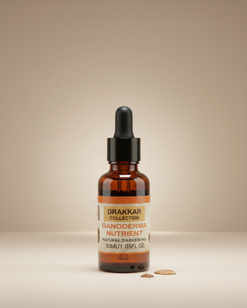 Drakkar Ganoderma Hair Serum | Ultimate Nutrient & Shine Therapy | Healthy Hair Boost & Repair Serum | 30gm