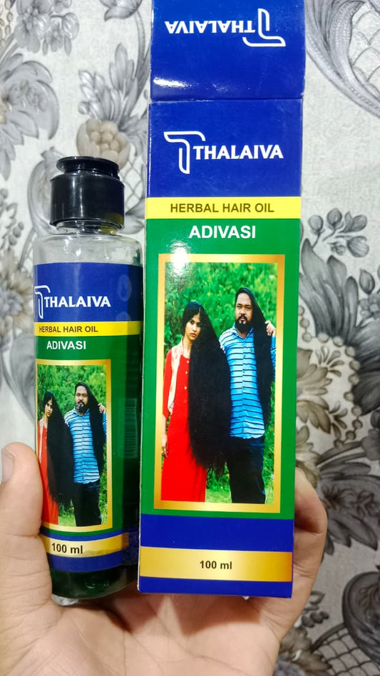 Thalaiva Adivasi Herbal Hair Oil – Strength & Growth Formula | Natural Hair Therapy for Hair Vitality | 100 ml