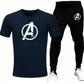 Round neck, half-sleeve casual T-shirt with matching trouser. Trendy, comfortable aur gym, jogging aur daily wear ke liye perfect choice -BLACK- L