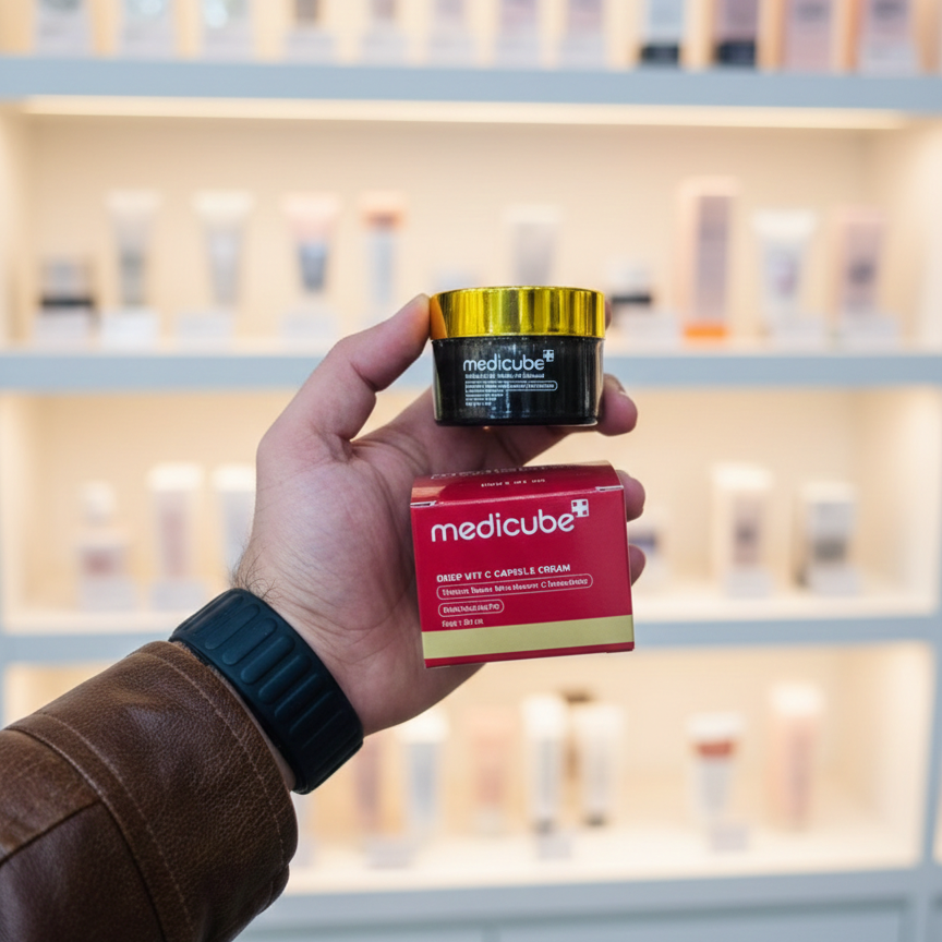Medicube Deep Vit C Capsule Cream 55g | Brightening & Moisturizing Skincare