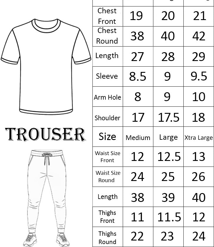 HALF SLEEVE PREMIUM TRENDY PRINTED TRACKSUIT FOR MEN COLOUR BLACK _LARGE