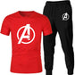 Round neck, half-sleeve casual T-shirt with matching trouser. Trendy, comfortable aur gym, jogging aur daily wear ke liye perfect choice -BLACK- L