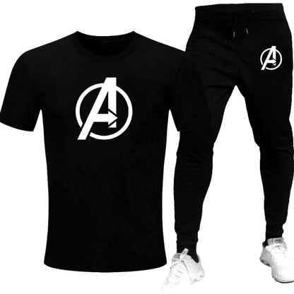 Round neck, half-sleeve casual T-shirt with matching trouser. Trendy, comfortable aur gym, jogging aur daily wear ke liye perfect choice