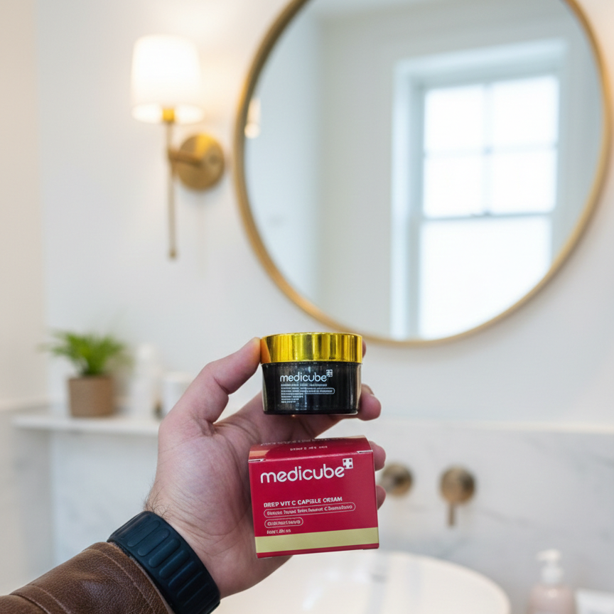 Medicube Deep Vit C Capsule Cream 55g | Brightening & Moisturizing Skincare