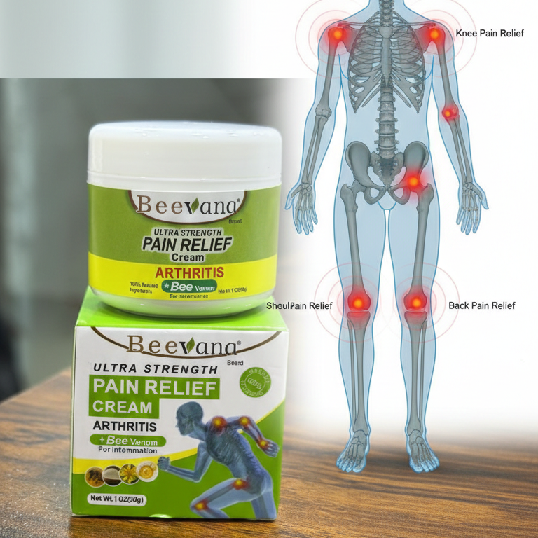 Beewana Pain Relief Cream – Fast-Acting Relief for Muscle, Joint & Back Pain | Soothing Herbal Formula | 30gm