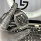 Skull Edition Luxury Watch With Striking 3D Skull Dial Premium Matte Black Case And Durable Rubber Strap (Without Box)