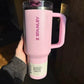 Stanley Flip Straw Tumbler 40oz (1200ML) Insulated Stainless Steel With Handle Durable Design For Daily Hydration And Travel - Blue