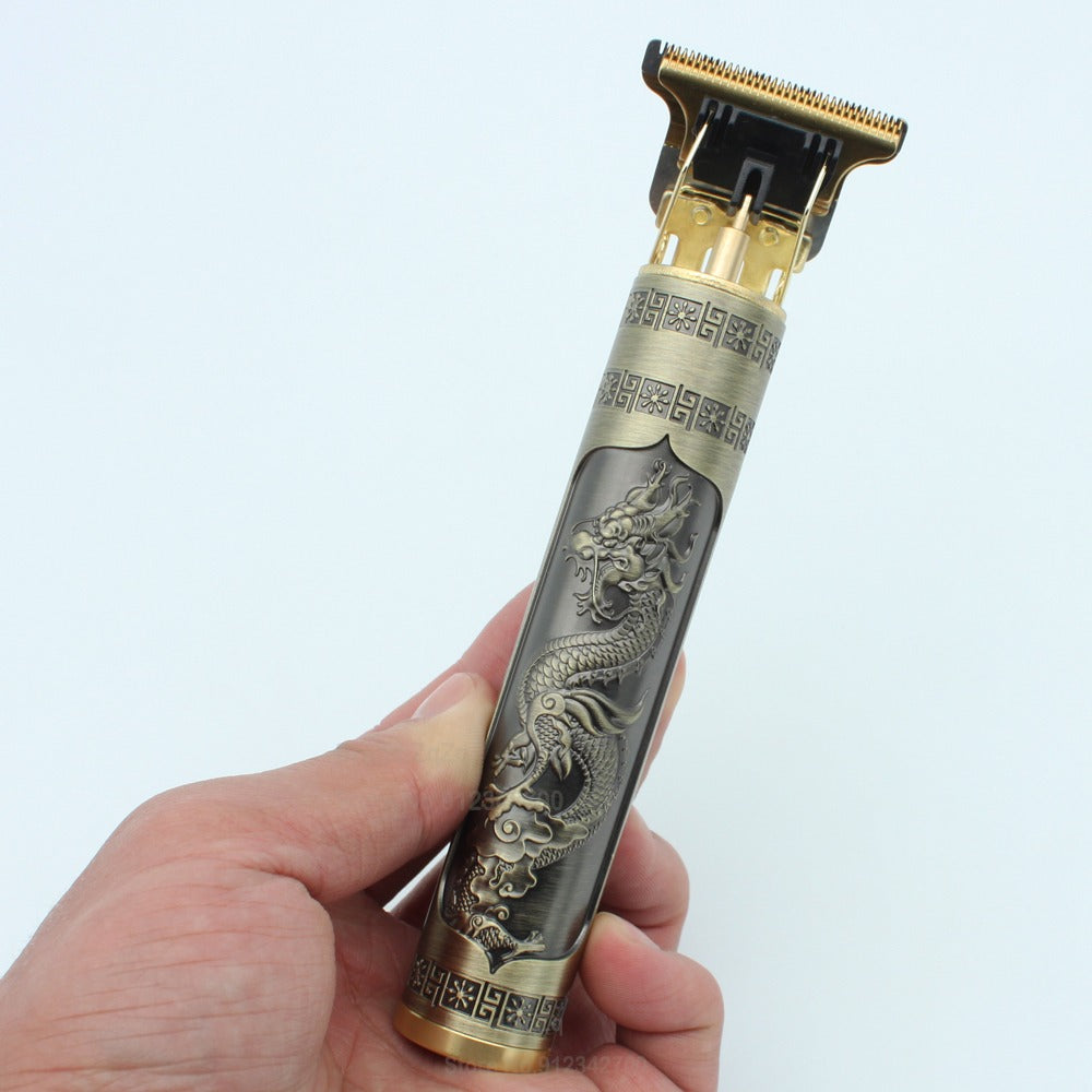 Vintage T9 Hair Trimmer For Men Professional USB Rechargeable Beard And Hair Cutting Machine Precision Shaver