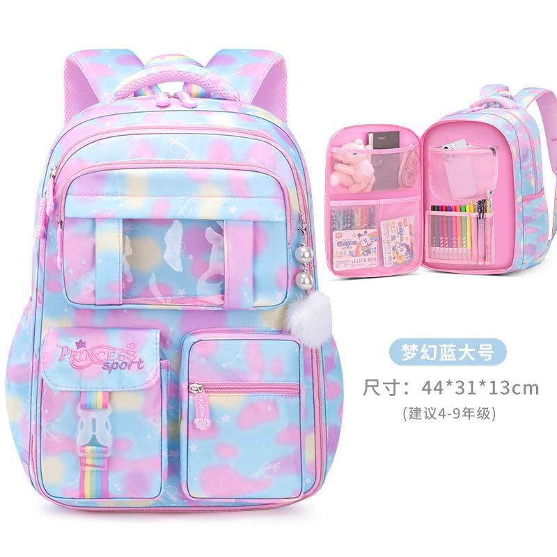 School Backpack for Daily Use – High Quality Durable Material with Multiple Pockets (Blue)