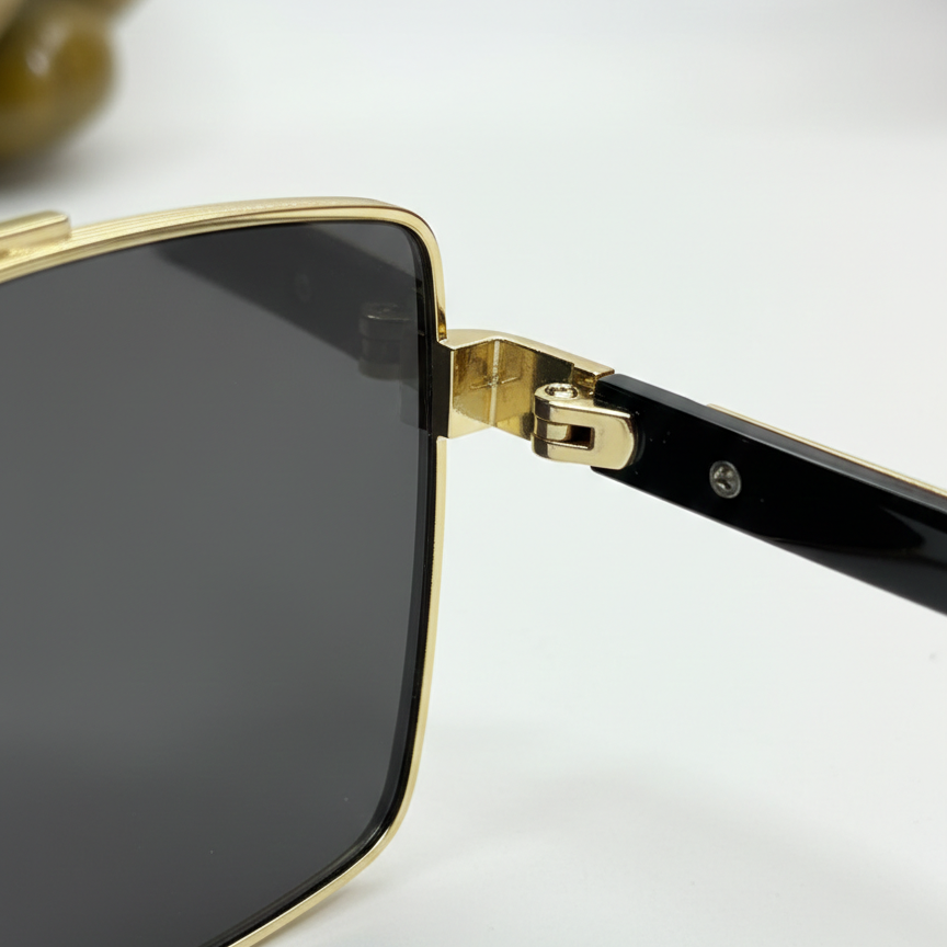 Luxury Square Black Gradient Sunglasses for Men & Women
