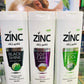 ZINC Anti-Dandruff Shampoo | For Men & Women | Complete Zinc Pro Formula | Black Shine | 340ml