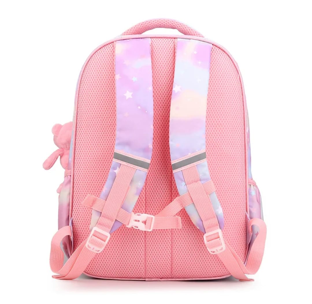 Hello Kitty Themed Pink Children School Bag Stylish Durable And Spacious Design For Daily School Use
