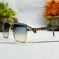 Luxury Square Black Gradient Sunglasses for Men & Women