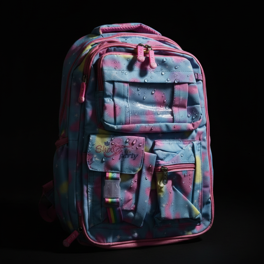 School Backpack for Daily Use – High Quality Durable Material with Multiple Pockets (Blue)