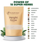 The Health Healer Height Grow Powder 100 Percent Natural Height Increase Supplement For Daily Growth And Wellness - 70g