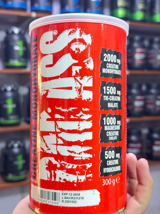 BAD ASS CREA Multi‑Creatine Formula 300g | 4 Forms of Creatine | Strength & Performance Support