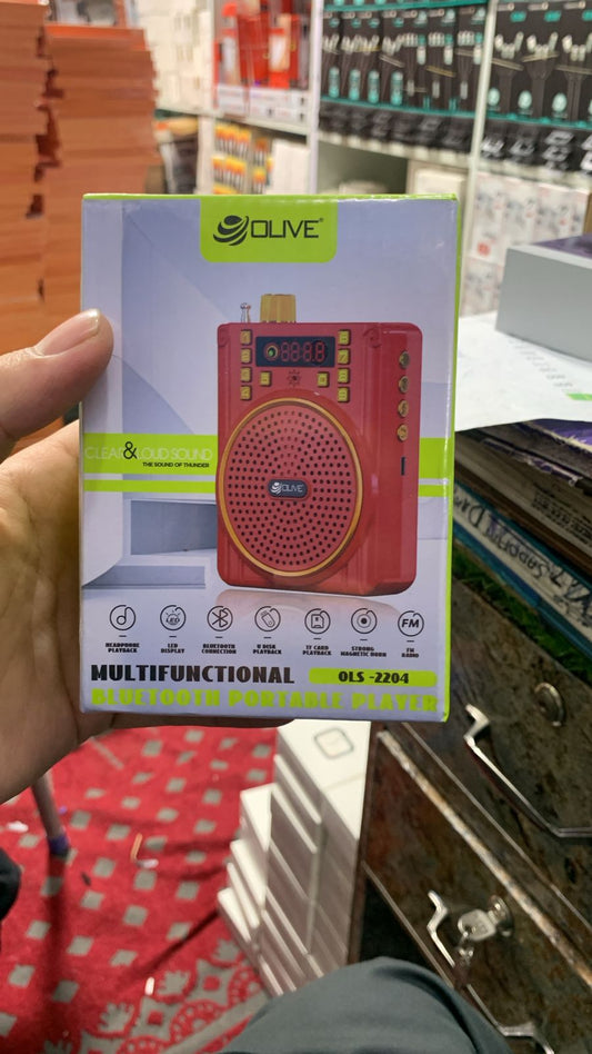 OLS 2204 Wireless Portable Speaker | Deep Bass | Compact Bluetooth Sound System