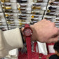 Ladies Waterproof Watch Elegant Round Dial With Soft Strap Stylish Design (Without Box)