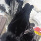 Women's & Girls Black Winter Velvet Gloves with Fur Cuff – Warm Soft Hand Gloves (1 Pair)