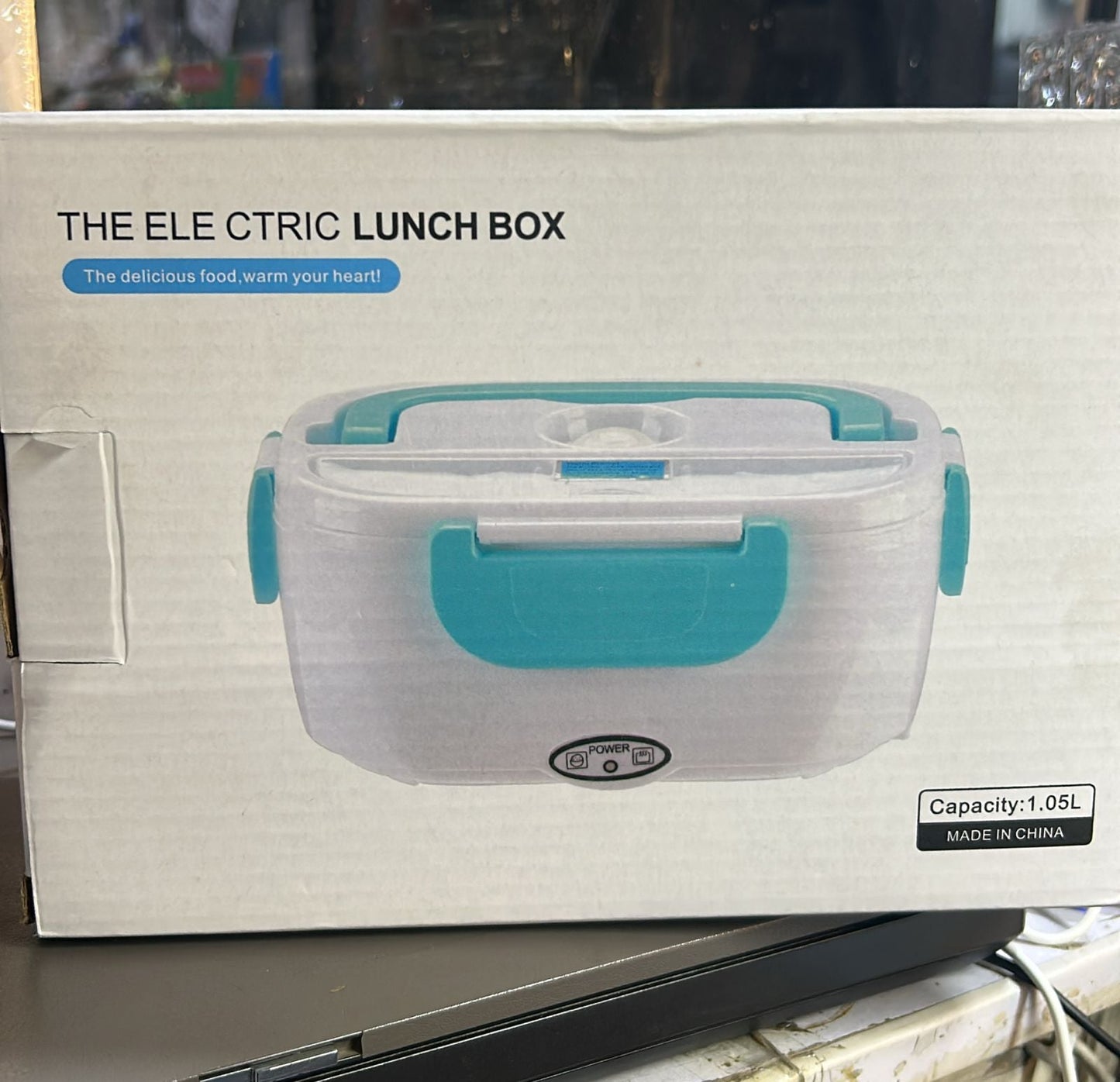 Electric Lunch Box with Stainless Steel Inner – Portable Food Heating Box (Random Color)