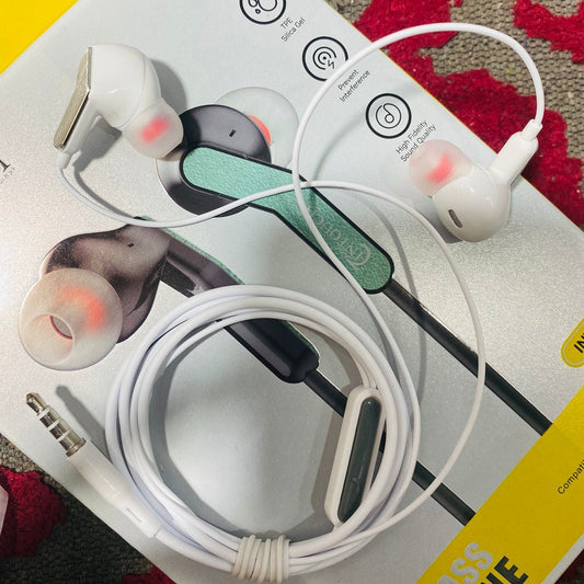 Intouch INT‑28 Super Bass Wired Earphones | 3.5mm Jack | Universal Compatibility