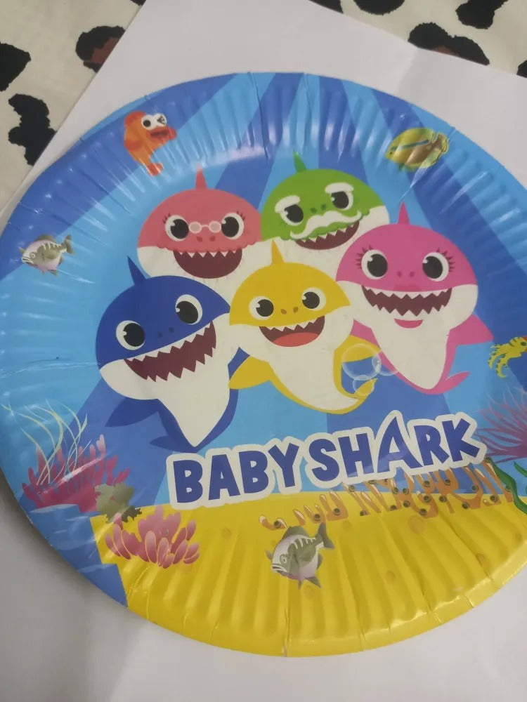 Character Birthday Plates | 10 Pcs Set | Disposable Party Plates | Fun & Colorful | Random Color And Design