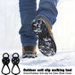 5 Studs Anti Skid Ice Snow Camping Walking Shoes Winter Safety Boots Universal Professional Climbing Crampons - 1 Pair