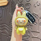 Labubu Face Changing Doll Toy | Mini Cartoon Keychain | Cute Style Decompression Toy | ( Random Color )