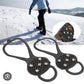 5 Studs Anti Skid Ice Snow Camping Walking Shoes Winter Safety Boots Universal Professional Climbing Crampons - 1 Pair