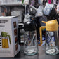 470ml Kitchen Glass Oil Sprayer Bottle | 2‑in‑1 Olive Oil Dispenser | Transparent Premium Quality ( Random Colour)