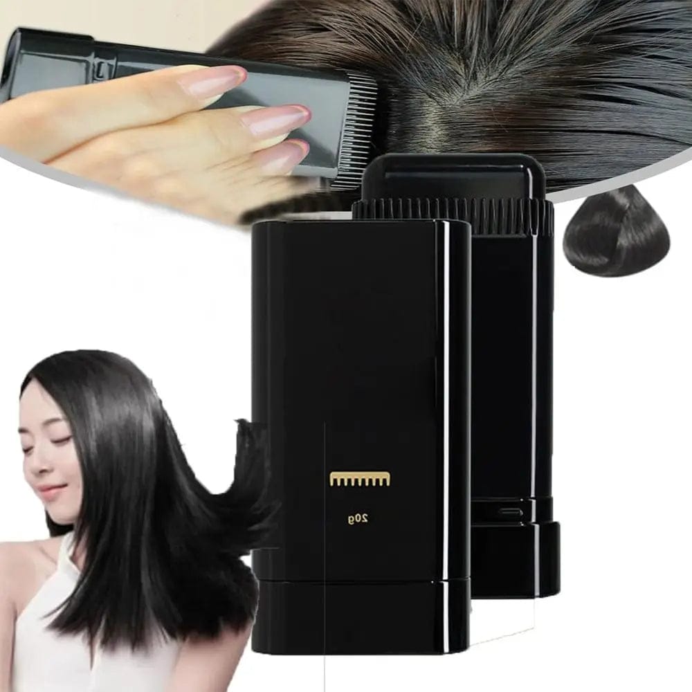 Water And Sweat Proof Hair Comb Dye Long Lasting Easy To Use Safe And Effective Hair Coloring Solution - Brown