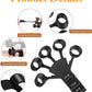 Adjustable Finger Strengthener Hand Grip Trainer – 13LB to 21LB Resistance, Finger Exerciser for Guitar, Fitness & Rehab