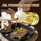 470ml Kitchen Glass Oil Sprayer Bottle | 2‑in‑1 Olive Oil Dispenser | Transparent Premium Quality ( Random Colour)