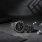 Two Toned Iced Out Quartz Movement Womens Watch without box(black watch)