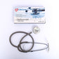 ESteth Classic Stethoscope – Dual Head, Cardiac Quality, Stainless Steel, Non-Chill Ring – 32 Inches – CANADIAN