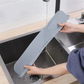 Silicone Sink Splash Guard With Suction – Flexible Water Splash Stopper for Kitchen & Bathroom Faucets, Countertops & Cleaning Protection (Random Color)
