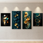 Set Of 4 Pcs Modern Abstract Ginkgo Leaves Wall Art Elegant Stylish Durable Decorative And Contemporary Home Design