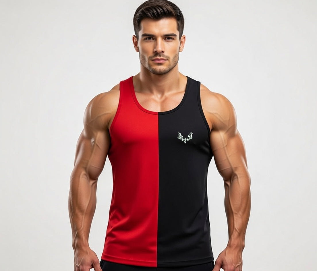 Pack of 2 Printed Top Tank Sando for Men and Boys | Stylish Panel Gym & Summer Wear