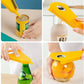 Creative Multi-Function Bottle Opener Jar Opener Twist Grip Lid Opener Kitchen Tool Random Colour 1PC