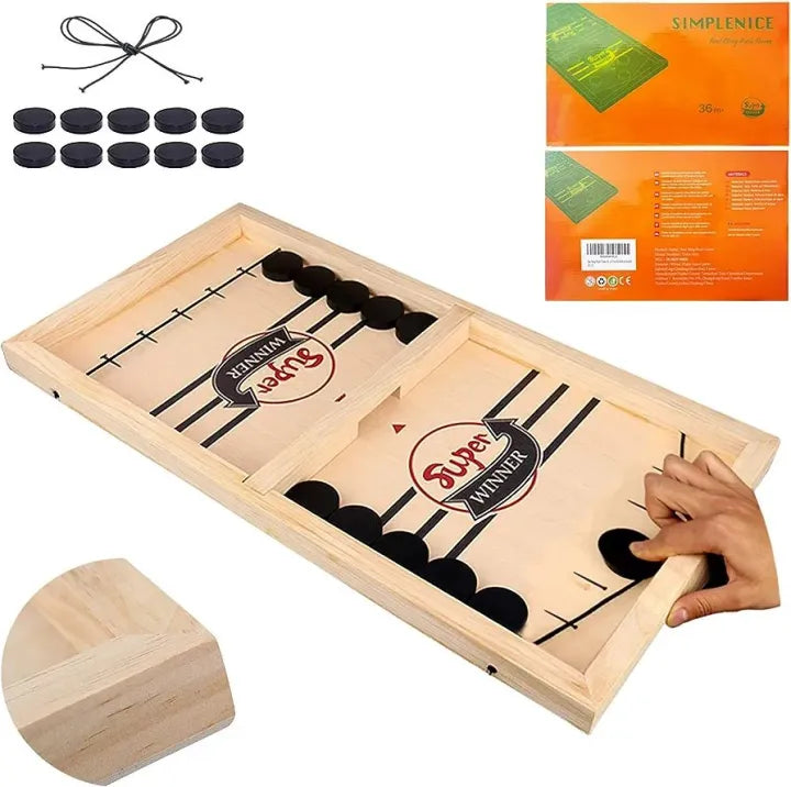 This Wooden Board Game Features Very Good Quality With An Awesome Finish,