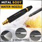 High Pressure Metal Brass Adjustable Nozzle Water Spray Gun – Heavy-Duty Garden & Car Wash Cleaning Tool