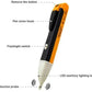 Electric Digital Voltage Tester Pen With LED Indicator And Beep Alert – Portable Household Tool