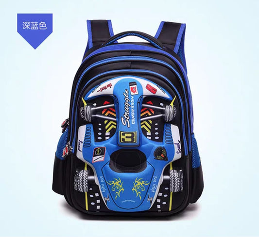 Schoolbag New Car Design | Primary School Backpack for Boys | Durable Children’s Student Bag