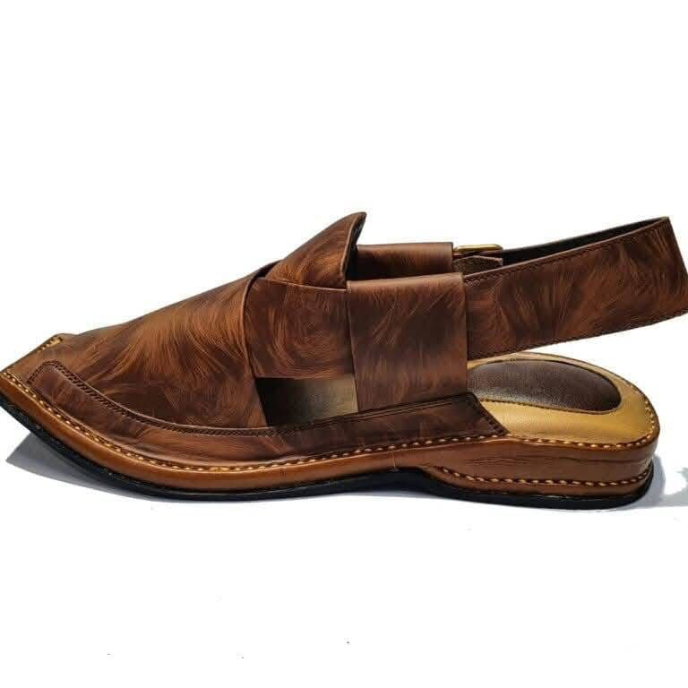 Peshawari Zalmi HP Shape Chappal – Babar Sher Color | Original Leather Sole (Size 70 to 12)