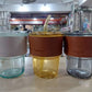 Reusable Coffee Mug with Straw – Leakproof Lid & Heat-Resistant PU Leather Sleeve for Hot & Cold Drinks (300ml)