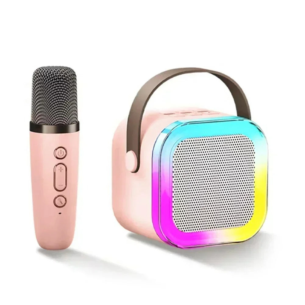 K12 Portable Speaker With Mic | Karaoke Microphone With Speaker | Portable Wireless Bluetooth Speaker