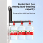 Folding Wall Mounted Clothes Drying Rack With Suction Cup Retractable Portable Space Saving Laundry Organizer (Random Colour)